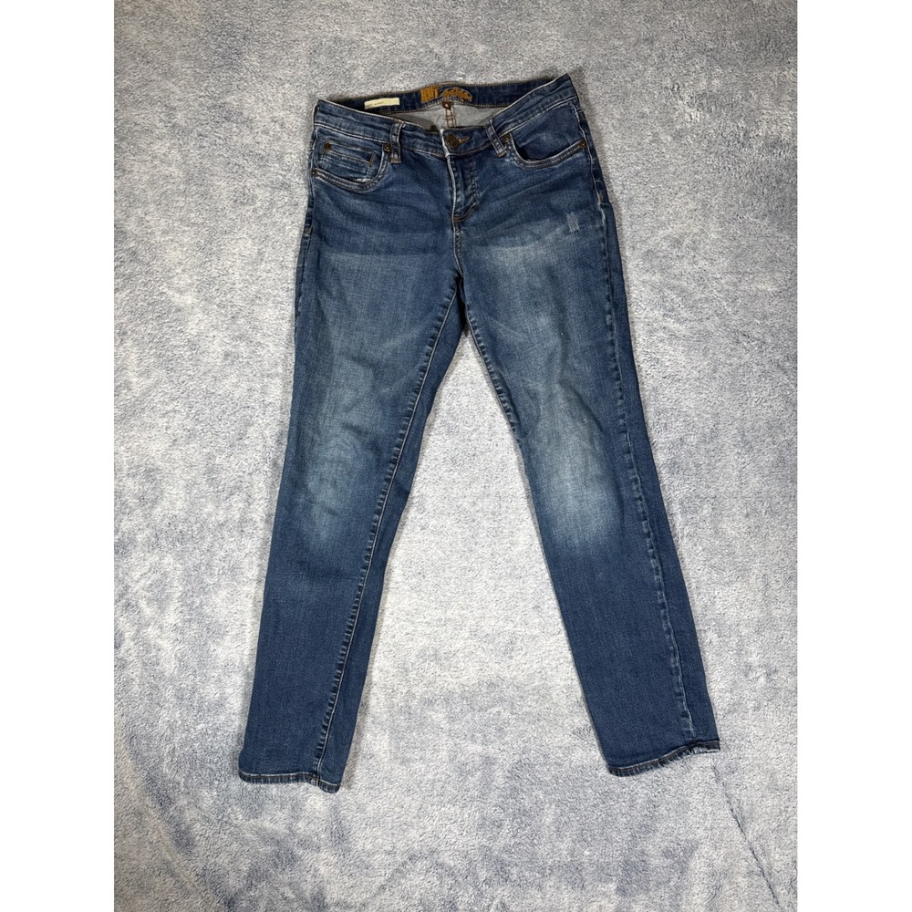 Kut from the Kloth Katy Boyfriend Jeans Medium Wash Blue Denim Womens Size 4